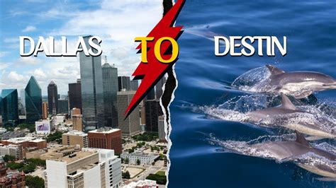 Dallas to destin. Destin to Dallas road trip is one of the best journeys you can experience in the USA.The 706 miles of Destin to Dallas drive takes around 10 hours and 58 mins without stops.. This article includes 18 tips that turn your Destin to Dallas drive into an unforgettable journey. So if you’re looking for the best hotels, restaurants, and places to visit on the … 