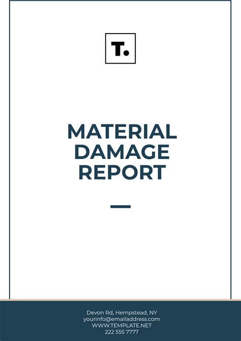 Damage Report Template 16+ Free Word, PDF Format Download Free & Premium Templates