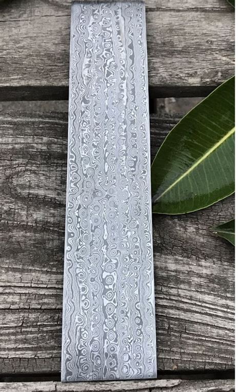 Damascus Billet Raindrop Pattern For Making