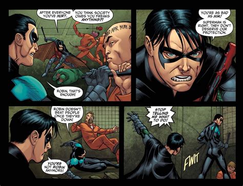 Dick Grayson was the first Boy Wonder of DC Comics. Dick Grayson decides to leave the mantle of Robin and become Nightwing. This moment is the first real reason why Dick left Robin’s mantle behind – he thought he needed to move on. Dick’s transition to Nightwing happened in 1984’s New Teen Titans comic book story, and the whole .... 