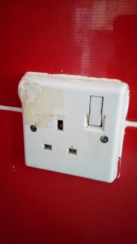 Damp/wet around plug socket — MoneySavingExpert Forum