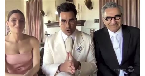 Dan Levy in The Row Cream Suit at 2024 SAG Awards