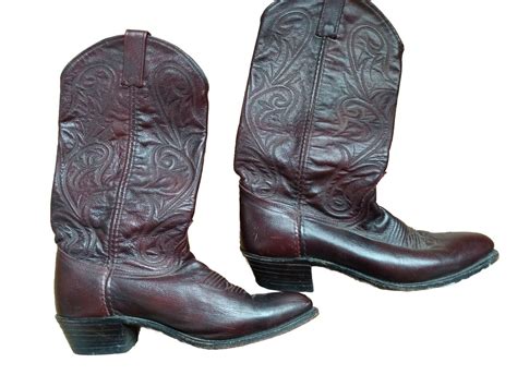 Dan Post Mens Brown Leather Western Boots Size 10 D eBay