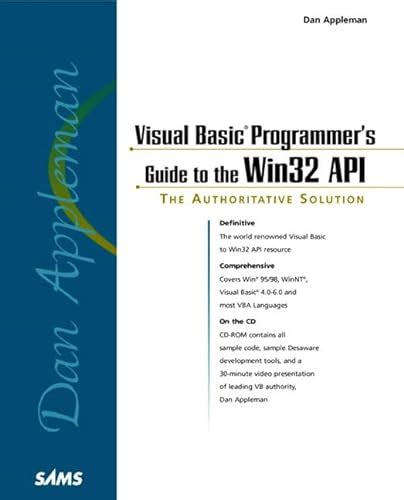 Dan applemans visual basic programmers guide to the win32 api. - Möglichkeiten und ergebnisse bei der intensivierung der rinderzucht.
