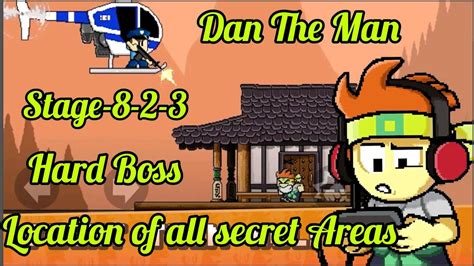 Dan the Man - Stage 8-2-3 All Secret Areas - YouTube