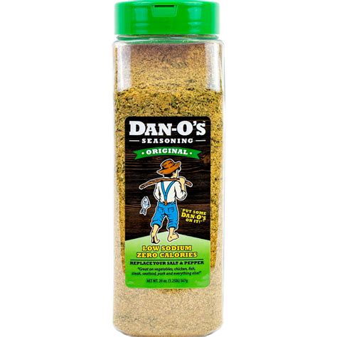 Dan-o - Dan-O’s Original Seasoning is a versatile seasoning that’s good on just about anything! From chicken to veggies, Dan-O’s Original adds savory flair and flavor with just a little pop pop. Dan-O’s Original is an original blend of garlic, onion, rosemary, lemon & orange peel, and a secret melody of mouth watering herbs and spices and just the right amount of sea …