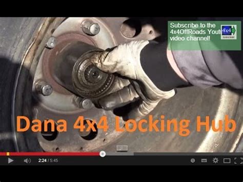 Dana 44 locking hubs replacement - YouTube