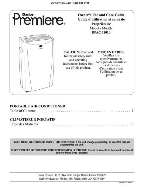 Danby premiere air conditioner dpa110dha1cp manual. - Flyfishers guide to montana flyfishers guide to.