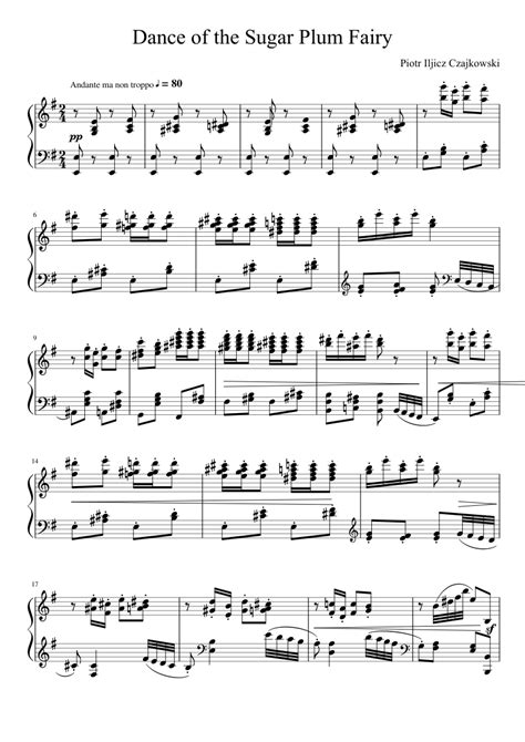 Dance of the sugar plum fairy piano sheet. - Pdf online online counselor education guide students.