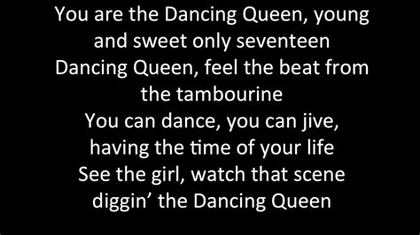 Dancing queen lyrics. Things To Know About Dancing queen lyrics. 