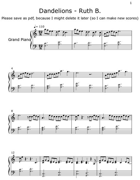Dandelions piano chords easy. Things To Know About Dandelions piano chords easy. 