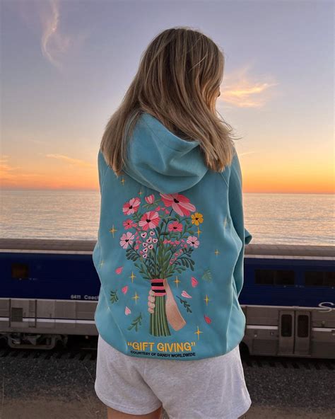 Dandy hoodie. "Let's Watch the Sunset" Oversized Lux Hoodie in Vintage Washed Pink Sale price $89.00 Sold out "Yin+Yang Limited Edition" Sunset Embroidered Beach Crew Sale price $79.00 
