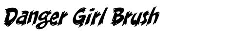 Danger Girl Brush Font - What Font Is