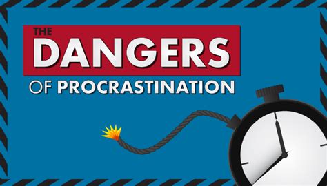 Dangers of procrastination. 25-May-2023 ... Maybe it was when we were faced with a daunting task, a challenging project, or simply something we didn't feel like doing. Procrastination, the ... 