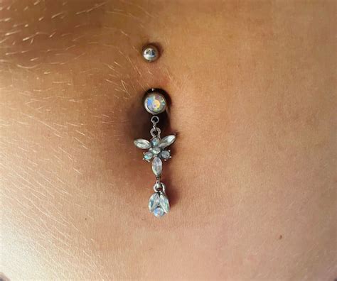 Dangle Belly Piercing - Etsy