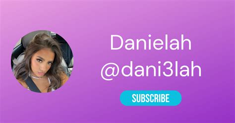 Dani3Lah Onlyfans Leaked [CLIP] 🍑