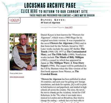 Daniel keyes author interview