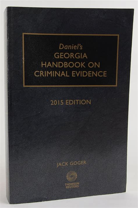 Daniel s georgia handbook on criminal evidence 2010 ed. - Manual of graduate training in surgery by american college of surgeons.
