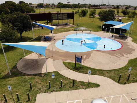 Danieldale sprayground. 1. Danieldale Sprayground transforms hot summer days into a new experience that delivers adventure, exploration, and imaginative water fun for kids and adults. Features include benches, a drinking fountain, parking, a pavilion, picnic tables and shaded areas. Such a cute spot to hang out for the afternoon! Location: 300 W Wheatland Rd, Dallas. 2. 