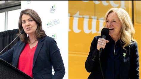 Danielle Smith, Rachel Notley set for Alberta leaders debate tonight