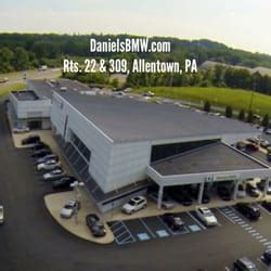 Swing by Daniels BMW in Allentown PA, and check out our inventory of quality used cars. ... 4600 Crackersport Road, Allentown, PA 18104 Sales: 610-753-5200. Service: 610-756-8465. Text Us HELPFUL LINKS. Inventory. New Vehicles ; Used Vehicles ; Certified Vehicles ; Vehicles Under $15K ; Service. Schedule Service ; Service Specials .... 
