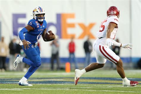 Kansas QB Daniels (back) sits out loss to Texas. 22d; Dave Wilson; Jalon Daniels connects for 15-yard TD pass. 1M; 0:17. Kansas picks up big non-conference win over Illinois. 1M; 2:25.. 