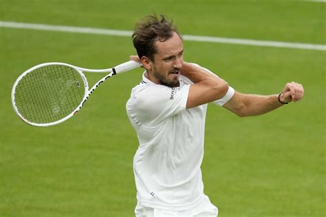 Daniil Medvedev gets the Wimbledon crowd behind him after missing last year because he is Russian