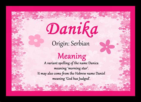 Danika Name Meaning - Babynology