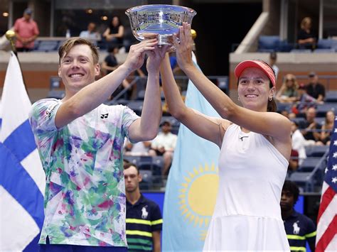 Danilina and Heliovaara win US Open mixed doubles title, defeating Americans Pegula and Krajicek