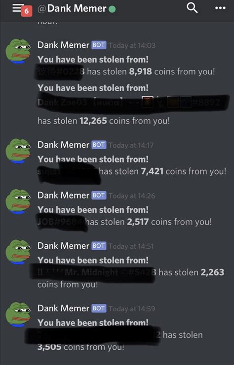Dank Memer is Discord's largest text based game. We boast an in-depth and truly unique global currency system at the core of our bot that has entertained millions. Boost your server's engagement, today!. 