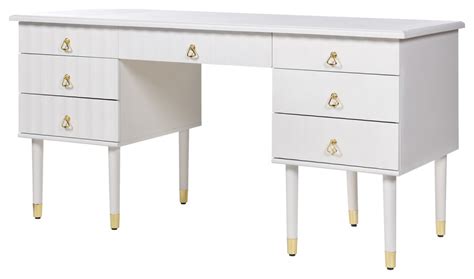 Dann Foley - Wooden Writing Desk - Off White Finish