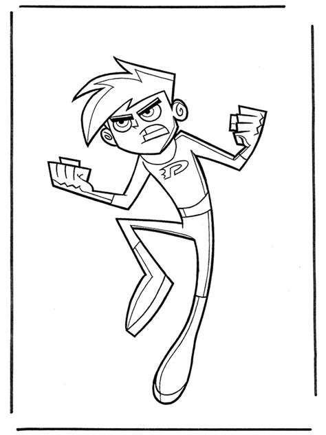 Danny Phantom Coloring Pages