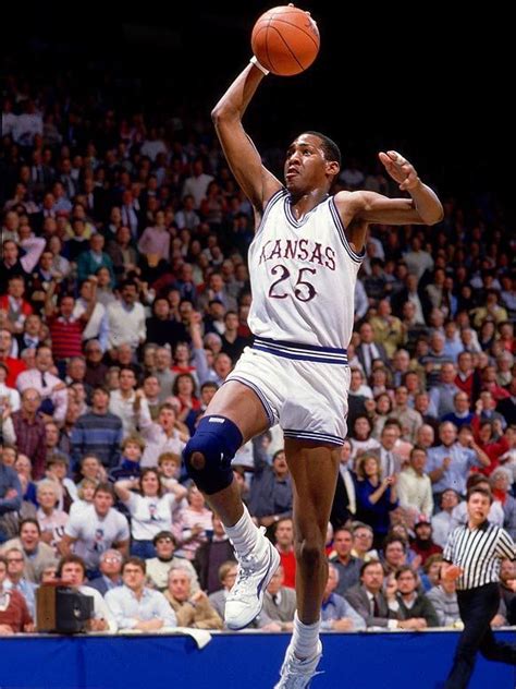 Danny Manning of Kansas was named the tournament's Most Outstanding Player. Even though the Final Four was contested 40 miles (64 km) from its campus in Lawrence, Kansas , Kansas was considered a long shot against the top rated Sooners because Oklahoma had previously defeated the Jayhawks twice by 8 points that season—at home in Norman .... 