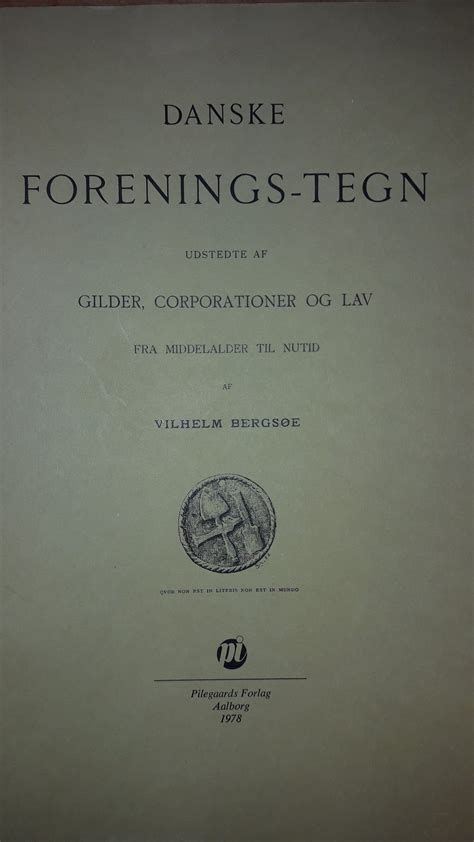 Danske forenings tegn udstedte af gilder, corporationer og lav fra middelalder til nutid. - Katze th83 service handbuch ausbau zylinder.