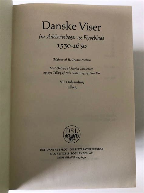 Danske viser fra adelsviseboeger og flyveblade 1530 1630. - Hacia una teoria del montaje vol.2.