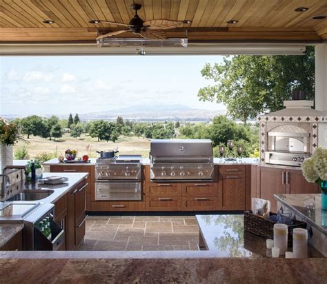 Danver. Danver Stainless Outdoor Kitchens Sink Cabinets for the backyard or patio are available in 3″ increments, starting at a width of 15″ and ranging to 66″ wide to fit virtually any sink. Request a Quote. The standard sink cabinet depth is 27 7/8”, including the door, but a 24 7/8” depth may be specified. Sink cabinets come with pre-made ... 