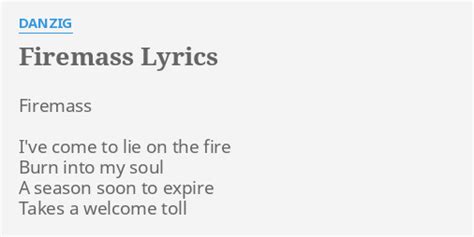 Danzig - Firemass Lyrics