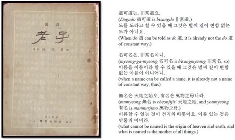 Daodejing Characteristics in Korean after Liberation from Japan