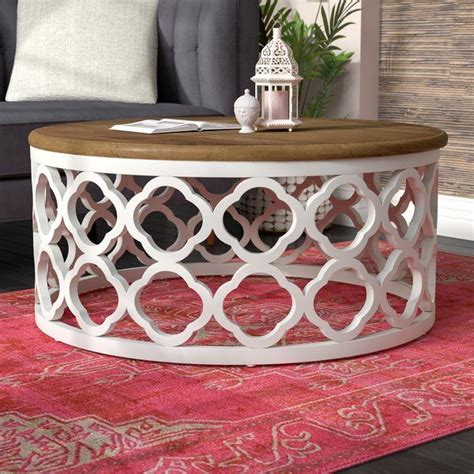 Darcey COFFEE TABLE - WHITE - Designer Furniture Gallery