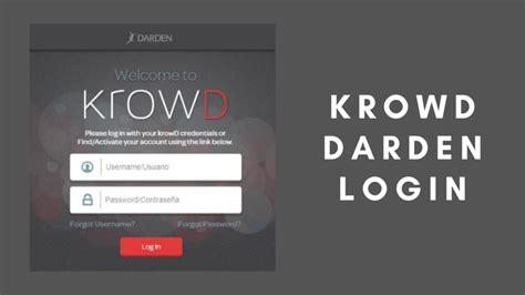 Darden employee login. Once you visit the official Krowd Darden Portal, you will be able to see a blank Tab for “Username” and “Password”. Kindly enter the valid User name is the “Username” empty box in the Krowd Darden Portal. After entering the valid login credentials, kindly click the “LogIn” button to get logged into the Krowd Darden portal. 