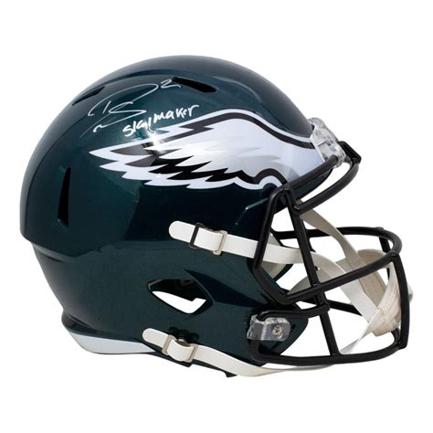 Darius Slay Eagles Speed Replica Helmet With (COA SS)