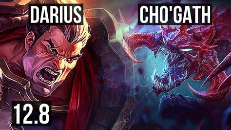 Watch Darius outplay Cho'Gath in Challenger elo! Highlights: Perfect KDA: 11/0/0, Quadrakill, Killing spree: Legendary, 600+ games on Darius, 1.0M mastery po.... 