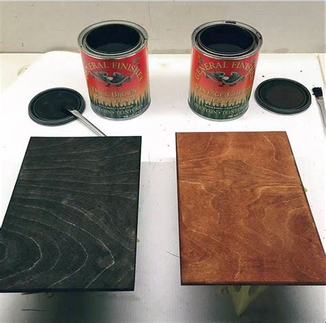 Dark Brown Dye Stain General Finishes Design Center