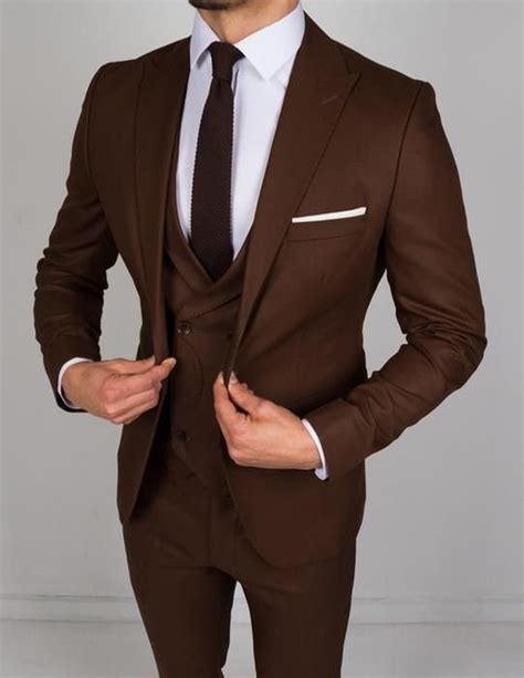 Dark Brown Suits for men - Men