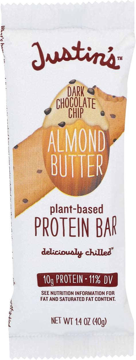 Dark Chocolate Chip Almond Butter Protein Bar - Justins