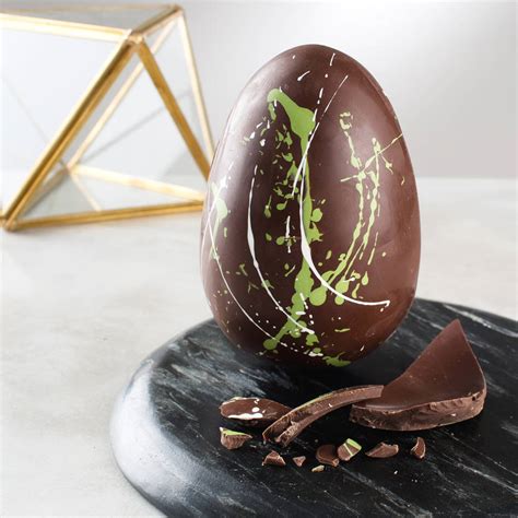 Dark Chocolate Handcrafted Easter Egg with Dark Chocolates …