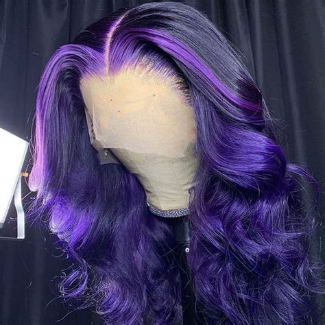 Dark Purple Hair Real Human Hair Wig: An Unparalleled Experience of Style and Sophistication