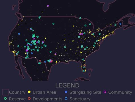 Dark Sky Map: Best Locations for Stargazing