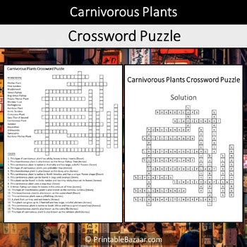 Dark comedy about a carnivorous plant crossword clue. The Crossword Solver found 30 answers to "Film about carnivorous plants: The Day Of The ___", 8 letters crossword clue. The Crossword Solver finds answers to classic crosswords and cryptic crossword puzzles. Enter the length or pattern for better results. Click the answer to find similar crossword clues . A clue is required. 