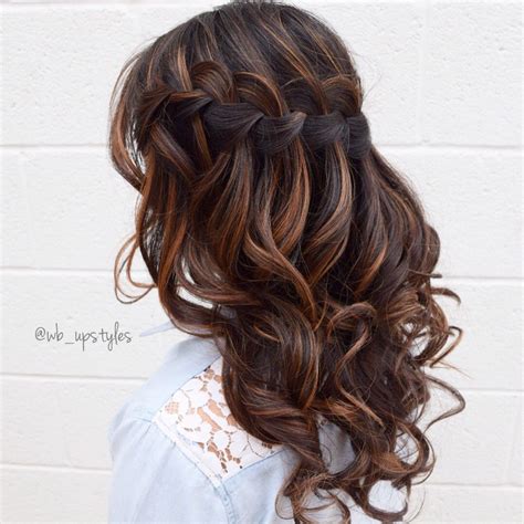 Dark hair auburn highlights waterfall braids. Don't go chasing waterfalls—but by all means, learn how to weave one of these waterfall braid hairstyles 